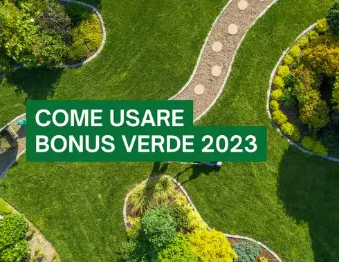 come usare bonus verde 2023