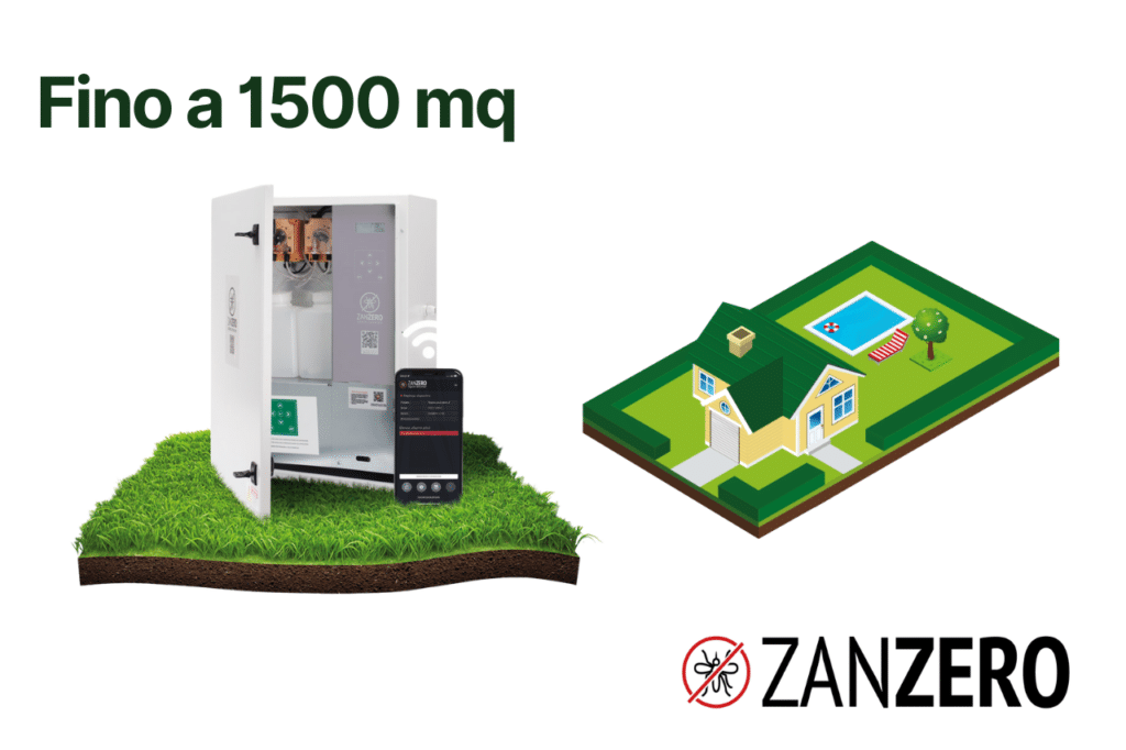 Zanzero ZA 100 per giardini fino a 1.500 mq